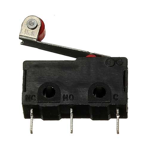 KW12-3 Micro Limit Switch With Roller Lever Open/Close Switch 5A 125V preview image 2