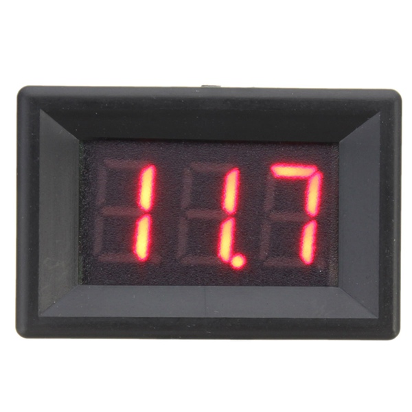 0.36 Inch DC 0-30V 3 Wire LED Voltmeter Digital Display Panel Volt Meter