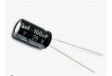 100uF 25V 105°C Radial Electrolytic Capacitor 6.3x11mm