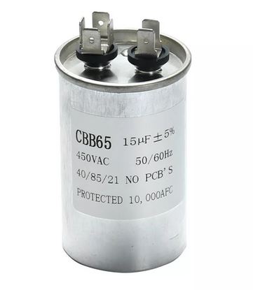 15uF Motor Capacitor CBB65 450VAC Air Conditioner Compressor Start Capacitor