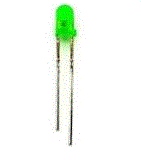 1Pc 3mm Green LED Light-emitting Diode