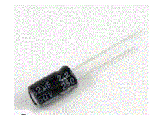 2.2uF 50V 105°C Radial Electrolytic Capacitor 4x7mm