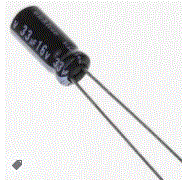 33uF 16V 105°C Radial Electrolytic Capacitor 4x7mm