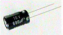 680uF 16V 105°C Radial Electrolytic Capacitor 8x12mm
