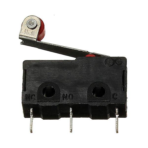 KW12-3 Micro Limit Switch With Roller Lever Open/Close Switch 5A 125V