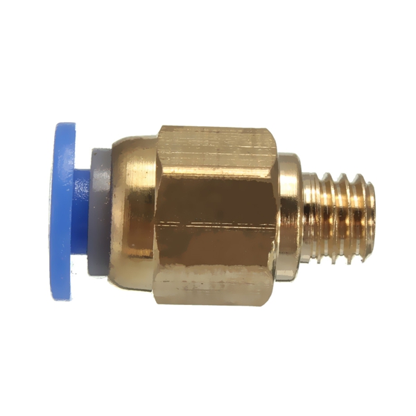 PC4-M6 Pneumatic Straight Fitting Nozzle For 4mm OD Reprap 3D Printer Line Tube