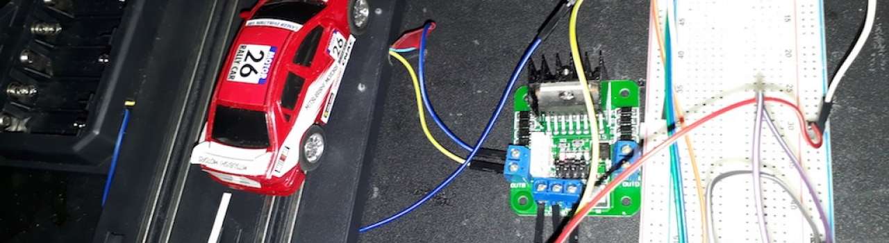 Arduino Controlled Slot Car (Scalextric)