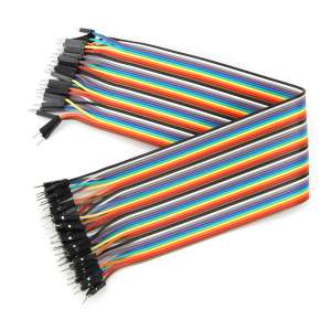 40Pcs 30cm Male To Male Jumper Cable Wires For Arduino