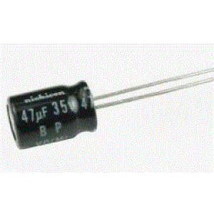 47uF 35V 105°C Radial Electrolytic Capacitor 6.3x7mm