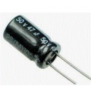 47uF 50V 105°C Radial Electrolytic Capacitor 6.3x11mm