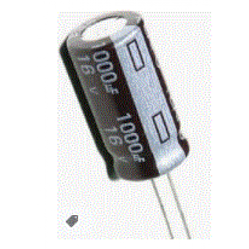 1000uF 16V 105°C Radial Electrolytic Capacitor 8x16mm preview image 0