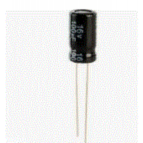 100uF 16V 105°C Radial Electrolytic Capacitor 5x11mm preview image 0