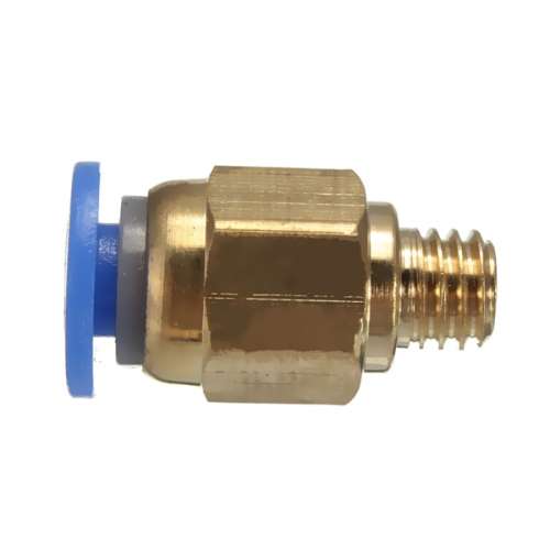 PC4-M6 Pneumatic Straight Fitting Nozzle For 4mm OD Reprap 3D Printer Line Tube preview image 0