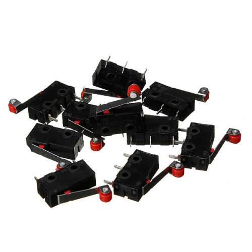 KW12-3 Micro Limit Switch With Roller Lever Open/Close Switch 5A 125V preview image 0