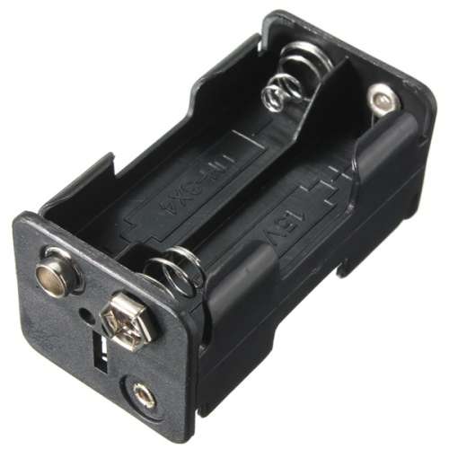 4-Slot 4 x AA Battery Back To Back Holder Case Box preview image 0