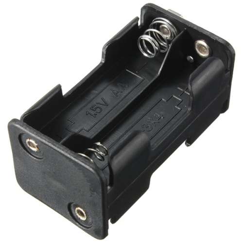 4-Slot 4 x AA Battery Back To Back Holder Case Box preview image 1