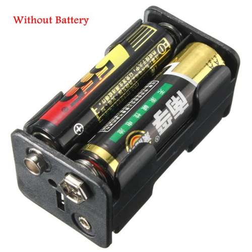 4-Slot 4 x AA Battery Back To Back Holder Case Box preview image 2