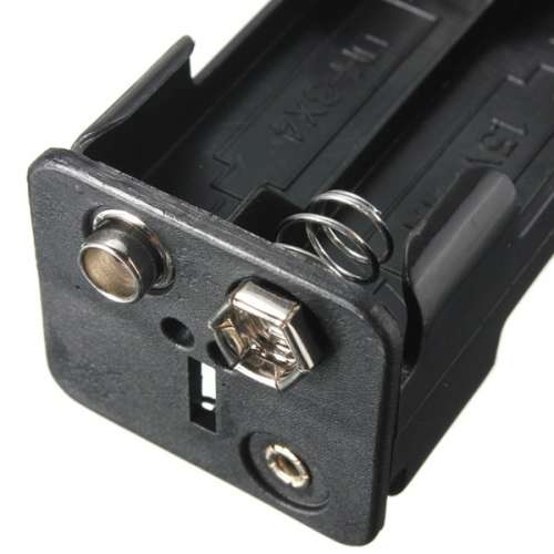 4-Slot 4 x AA Battery Back To Back Holder Case Box preview image 6
