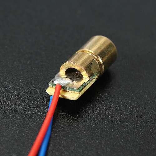 100Pcs DC 5V 5mW 650nm 6mm Red Copper Head Tube Laser Dot Diode Module preview image 2