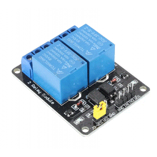 2 Channel 5V DC Relay Module Relay Drive Module Control Board preview image 1