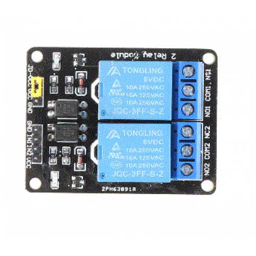 2 Channel 5V DC Relay Module Relay Drive Module Control Board preview image 2