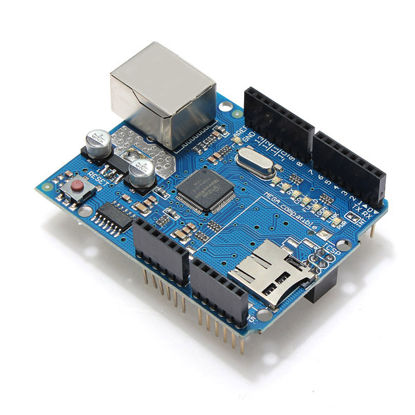 Geekcreit ethernet shield module w5100 micro sd card slot for arduino 