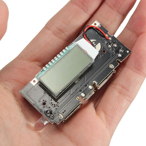 Modulo Scheda PCB Power Bank 18650 - Doppia USB 5V 1A / 2.1A Con Protezioni - Per Progetti Fai Da Te - 3